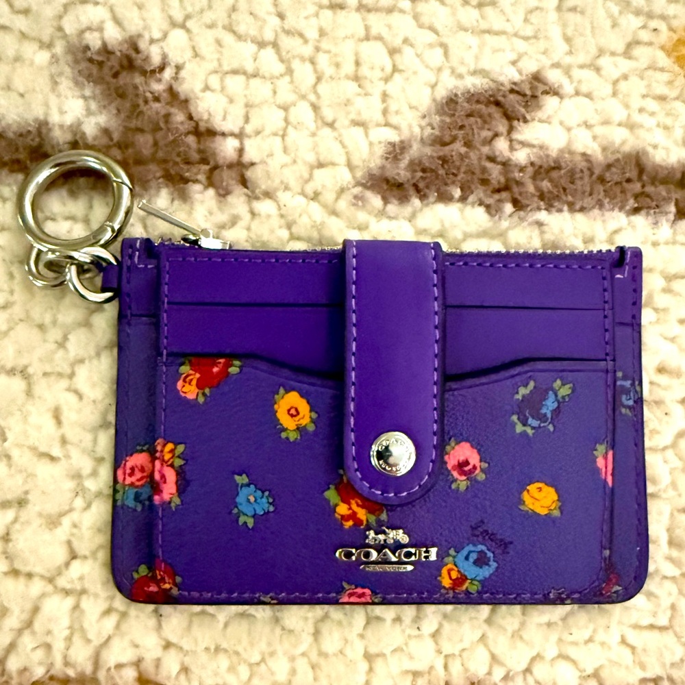 Coach card case wallet